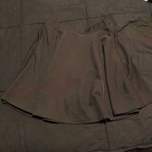 Black skater skirt, size medium